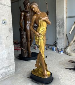 รูปปั้นอะพอลโลขนาดเท่าคนจริง ทำจากทองสัมฤทธิ์ สำหรับตกแต่งภายนอกอาคาร  รูปปั้นเทพเจ้าในตำนานกรีก - Product Image 5
