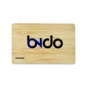 Carte-clé NFC personnalisée 13,56 MHz, carte de visite en bois, cartes-clés RFID en bois personnalisées pour hôtel - Product Image 3