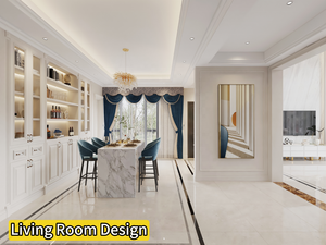 ديكور المنزل الأوروبي الحديث تصميم ثلاثي الأبعاد لغرفة النوم والفندق والشقة لتناول الطعام في قاعة فيلا في الهواء الطلق مع أثاث جاهز - Product Image 4