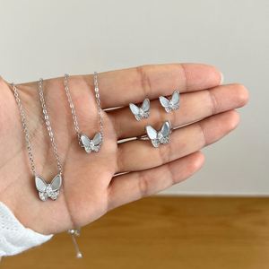 Dylam Jewelry Manufacturer Customizable S925 Silver Link Chain 5A Cubic Zirconia <b>Shell</b> Butterfly Pendant <b>Bracelets</b> <b>Bracelet</b> - Product Image 3