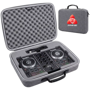 Étui de transport rigide en EVA pour 2 contrôleurs DJ, boîte de rangement de voyage protectrice, compatible avec la transportabilité à l'épaule - Product Image 1