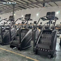 Bickfit ST7 Stair Master, machine d'escalade pour personnes âgées, exercice aérobie, usage commercial, équipement de fitness électrique, LED