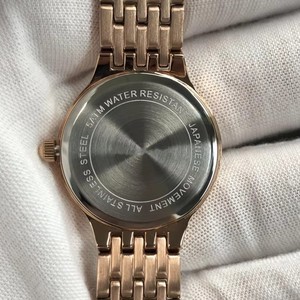 Reloj de Mujer al por Mayor de Fábrica, Oro Rosa, Acero Inoxidable 316L, Movimiento Japonés, Esfera Personalizada, Clásico, Minimalista, Elegante - Product Image 6