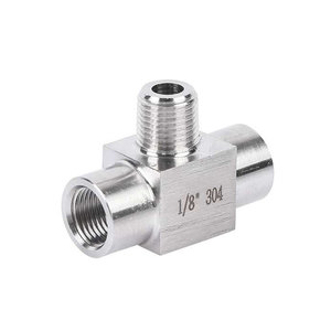 Conexión en T de Acero Inoxidable COVNA, Rosca NPT BSP, Conexión en T con Rosca Macho y Hembra de Alta Resistencia - Product Image 2