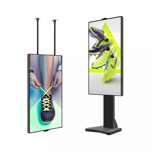 ความสว่างสูง700 2500Nits ในร่ม43 49 55นิ้วคู่แขวนหน้าจอ LCD โฆษณาหน้าต่างดิจิตอลจอแสดงผล - Product Image 1