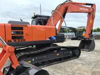 Excavadora Usada Hitachi ZX220LC Bien Mantenida, Fabricada en Japón, Motor Diésel de Bajo Consumo, Brazo de Largo Alcance, Maquinaria de Construcción