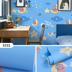 Wholesale 0.45*10m Wall Sticker Vinyl Cartoon Wallpapers <strong>PVC</strong> Adhesive for Kids Room Decoration - Product Image 3