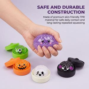Nuevos Juguetes Blandos de Halloween Botu, Juguetes Blandos de Calabaza y Fantasma con Purpurina, Regalos y Artículos para Fiestas de Halloween - Product Image 2