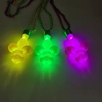 Großhandel LED Leuchtende Halsketten Mardi Gras Karneval Party Feiertags-Accessoires