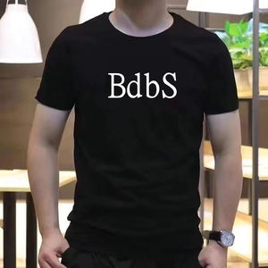 T-shirt d'été blanc pour femme avec imprimé de luxe, T-shirt en <span class=keywords><strong>pur</strong></span> coton pour homme, T-shirt de créateur - Product Image 1