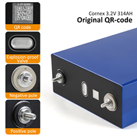 Stock UE, 8000+ cycles de vie, 3.2V 314Ah 320Ah 330Ah, Batterie Lifepo4, Cellule prismatique au lithium pour système d'alimentation solaire 51.2V