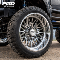 Jantes forgées polies FGD Deep Dish 8x6.5 5x139.7 8x170 22x12 24x12 24x14 26x12 26x14 26x16 pour F-250 F-350