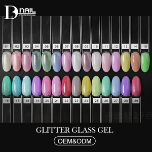 ICE NOVA Glitter Glass Gel Polish 10ml/15ml/1kg Profesional 29 colores Glitter Shimmer Reflective Hema <span class=keywords><strong>Free</strong></span> Create Own Brand - Product Image 6