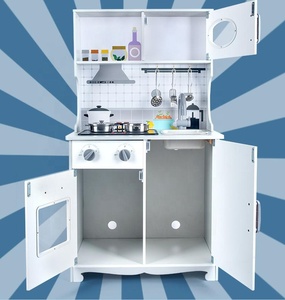 Chino fábrica nuevo blanco europeo <span class=keywords><strong>de</strong></span> <span class=keywords><strong>madera</strong></span> cocina conjunto <span class=keywords><strong>de</strong></span> juguete para los niños y las <span class=keywords><strong>niñas</strong></span> - Product Image 4