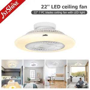 1stshine Ceiling Fan For Bedroom Flush Mount Fan Ceiling Light Led Ceiling Light Fan