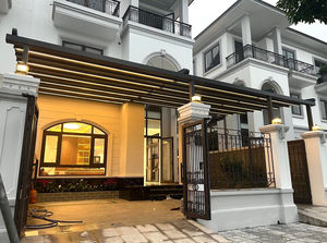 Pérgola con Techo de PVC y <span class=keywords><strong>Aluminio</strong></span> Resistente al Viento, Techo Cerrado, Pérgola Motorizada con Techo de Tela Retráctil, Precios de Fábrica - Product Image 2