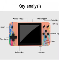 Console portable de poche G3 3.5 pouces 800 jeux et mini consolas vidéo Wi-Fi pour enfants