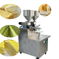 Machine à glacer automatique pour gâteaux à mille crêpes, équipement manuel pour l'étalement des couches de crème, machine à glacer pour gâteaux