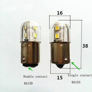 12V 24V 110V 220V B15 <span class=keywords><strong>Bayonet</strong></span> duy nhất/đôi liên hệ với mini <span class=keywords><strong>LED</strong></span> bóng đèn cảnh báo chỉ số ánh sáng của dụng cụ và thiết bị - Product Image 5