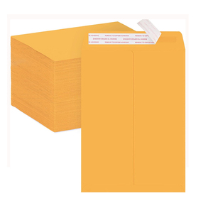 Tự con dấu vỏ giấy <span class=keywords><strong>kraft</strong></span> Danh mục phong bì mạnh mẽ dày Manila trường văn phòng tài liệu tập tin chủ an toàn gửi thư cho lớp học - Product Image 1