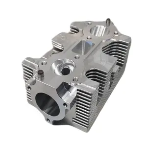 custom 6 axis cnc milling machining parts 7075 alloy billet 911 cylinder head twin spark for race motor sport engine