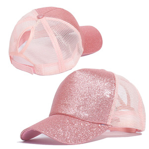 Bán Buôn Mùa Hè Mặt Trời <span class=keywords><strong>Hat</strong></span> Ngoài Trời Lưới Mũ Bóng Chày Tid <span class=keywords><strong>Net</strong></span> Sequins Cap Thoáng Khí Cap Biểu Tượng Tùy Chỉnh 6-Bảng Điều Chỉnh <span class=keywords><strong>Hat</strong></span> Unisex 100 Miếng - Product Image 4