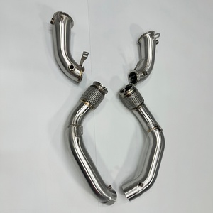 Easy to Install Auto Free Flow Downpipe for BMW M5 F90 Straight Down Pipe SS304 Race Exhaust System - Product Image 2