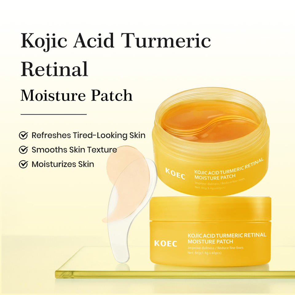 KOEC Kojic Acid Turmeric Vita Jelly Soothing Eye Mask, Hydrogel Under ...