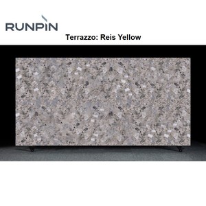 Gạch ốp tường Terrazzo RUNPIN 600x1200 mm, khả năng hấp thụ thấp, dùng trang trí trong nhà và ngoài trời