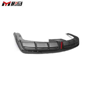 Diffuseur arrière en fibre de carbone <span class=keywords><strong>s</strong></span>èche pour Tesla Model <span class=keywords><strong>S</strong></span> 2021 + Diffuseur de lèvre de pare-chocs arrière - Product Image 4