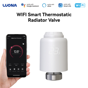 Tuya WiFi TRV Akıllı Radyatör Vanası Otomatik Haftalık Kireç Önleyici Bakım Döner Manuel Sıcaklık Ayarı Isıtma Sıcaklığı - Product Image 1