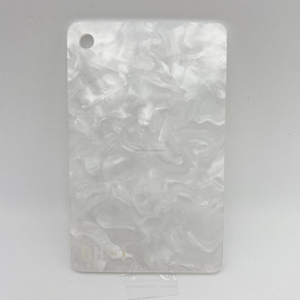 Plaque en acrylique coulé imitation coquillage / Plexiglas <span class=keywords><strong>coloré</strong></span> à grandes fleurs 3MM pour accessoires capillaires / porte-clés / bricolage / décoration - Product Image 2
