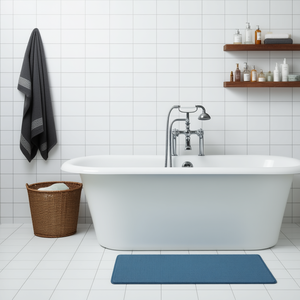 Rideau de douche Love 120x200 cm, motif vie aquatique, décoration de salle de bain - Product Image 3