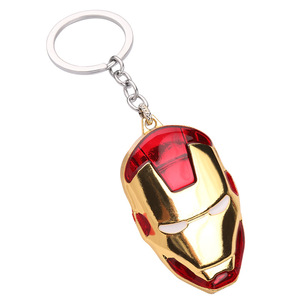 Film entourant The <span class=keywords><strong>Avengers</strong></span> Iron Man Metal Car Chain Link Pendant anime custom accessories designer cute keychains - Product Image 5
