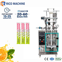Machine de remplissage automatique de haute précision pour liquides alimentaires (bâtonnets glacés, sachets de gelée) et équipement de scellage