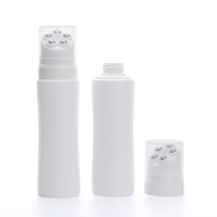 Bouteille en plastique HDPE de 100 ml 200 ml avec applicateur à bille à 5 billes Huile capillaire Lotion pour le visage Lotion pour le corps Utilisation de bouteilles d'emballage vides