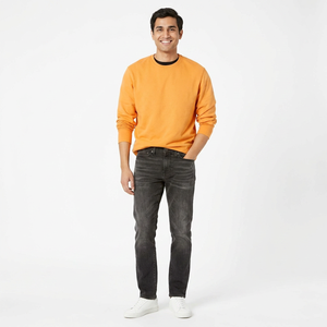 Sudadera con Capucha Transpirable de Cuello Redondo para Hombre, Sudadera de Alta Calidad 100% Algodón, Manga Larga - Product Image 1