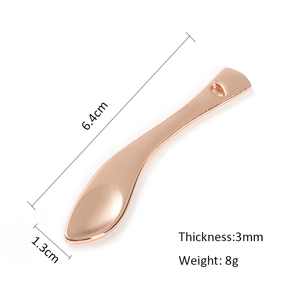Cucchiaio Cosmetico in Metallo per <span class=keywords><strong>Crema</strong></span> Occhi/<span class=keywords><strong>Crema</strong></span> Viso/Applicatore Maschera, Strumento di Bellezza Igienico per Cosmetici Facciali - Product Image 2