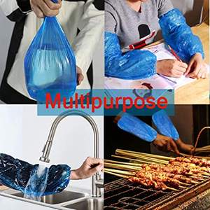Chinesischer Hersteller Großhandel 18 Zoll Polyethylen Einweg-Plastik LDPE Armschutz-Überzieher - Product Image 6