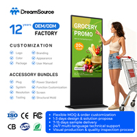 Kiosco Publicitario Interactivo con Pantalla LCD y CMS Remoto, Reproductor de Señalización Digital en Red de Grado Comercial de 43, 49, 55 y 65 Pulgadas, Funcionamiento Continuo 24/7