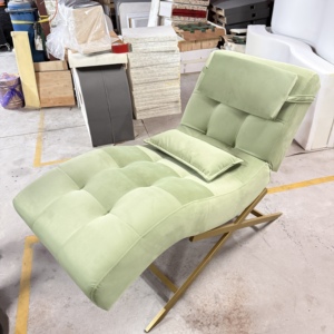 Table de massage et de soin du visage moderne de luxe en velours/PU, réglable et incurvée, avec éclairage pour cils - Product Image 3