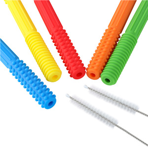 Autisme Besoins Spéciaux Moteur Oral Outil À Mâcher Silicone Tube À Mâcher Bâtons De Dentition Jouets À Mâcher Sensoriels pour Enfants Autistes - Product Image 4