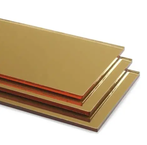 Lámina Acrílica Espejo Dorada, Corte Láser, 3 mm de Grosor, 1220x2440 mm, Color Vibrante, Decoración para Bodas - Product Image 4