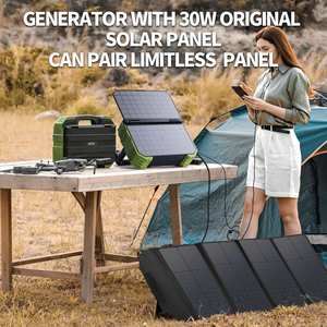 Station d'alimentation solaire 1600W avec sorties AC USB PD intégrées pour le camping, la batterie d'urgence FX-1600, station d'alimentation solaire - Product Image 2