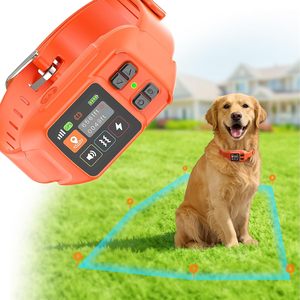 Pawton GPS <b>Dog</b> Fence <b>Collar</b> 4G LCD Display Waterproof IP67 Real Time Tracking For Medium <b>Large</b> <b>Dogs</b> - Product Image 1