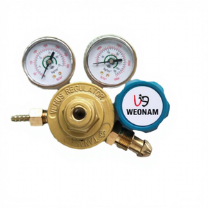 Hoogwaardige ISO9001-gecertificeerde Tanakaa-type messing zuurstofgas hogedrukregelaar met manometer, 1 jaar garantie - Product Image 1