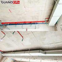 Silencieux de conduit rectangulaire, atténuateur de bruit, séparateur, silencieux HVAC galvanisé pour système de ventilation commercial