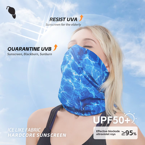 Upf50 lưới băng lụa cổ <span class=keywords><strong>gaiter</strong></span> liền mạch đa chức năng thể thao ngoài trời đầu khăn cho đi xe đạp quấn khăn - Product Image 2