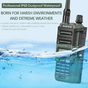 Radio bidirectionnelle Baofeng <span class=keywords><strong>UV</strong></span>-<span class=keywords><strong>9R</strong></span> Pro V2, étanche IP68, chargeur Type-C, double bande, radio CB, radio bidirectionnelle de type <span class=keywords><strong>UV</strong></span>-<span class=keywords><strong>9R</strong></span> Plus - Product Image 4