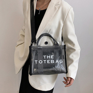 Venta al por mayor Ins Venta caliente moda verano transparente PVC mujeres bolso <span class=keywords><strong>de</strong></span> <span class=keywords><strong>mano</strong></span> caramelo <span class=keywords><strong>para</strong></span> damas <span class=keywords><strong>para</strong></span> promoción embalaje - Product Image 2